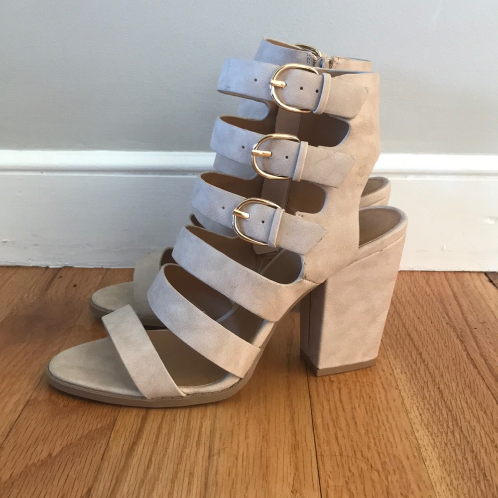 Qupid Nude Heels